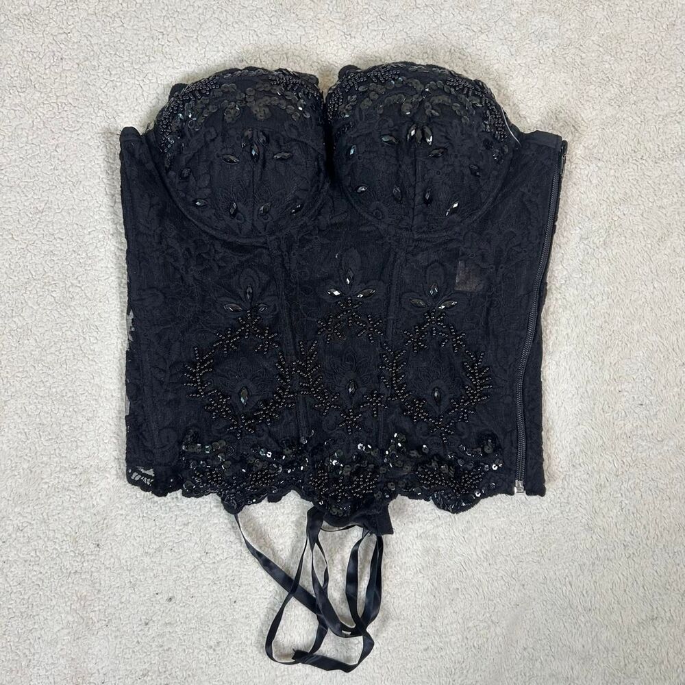 NWT Lydia USA Y2K Beaded Corset